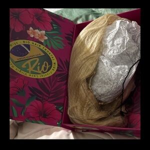 Virgin Human Hair Frontal Lace Wig - Blonde